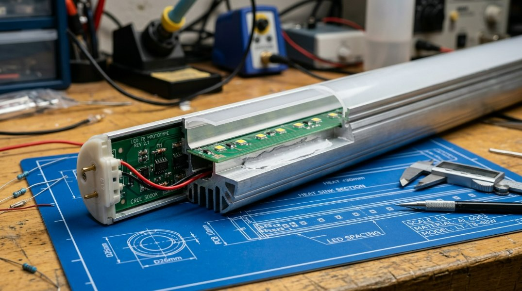 Kompletny przewodnik na rok 2026 dotyczący obudów lamp LED T8 z płytką drukowaną 10 mm: dane termiczne, zgodność z CAD 3D i UL