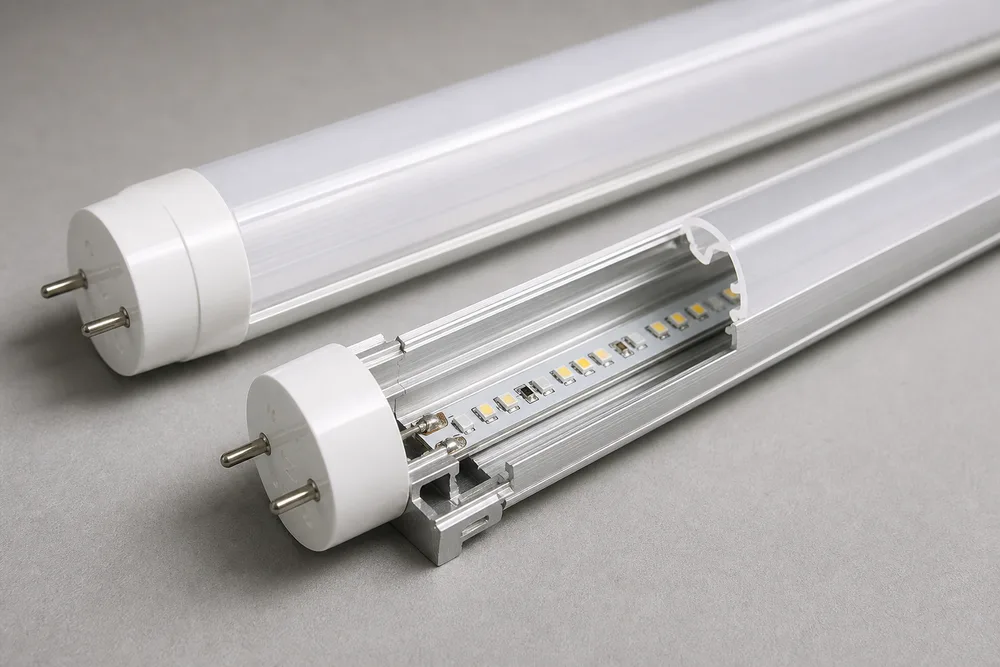 Rura zewnętrzna LED T8 PC 2026 i wewnętrzna obudowa aluminiowa do montażu świetlówek OEM i marek własnych